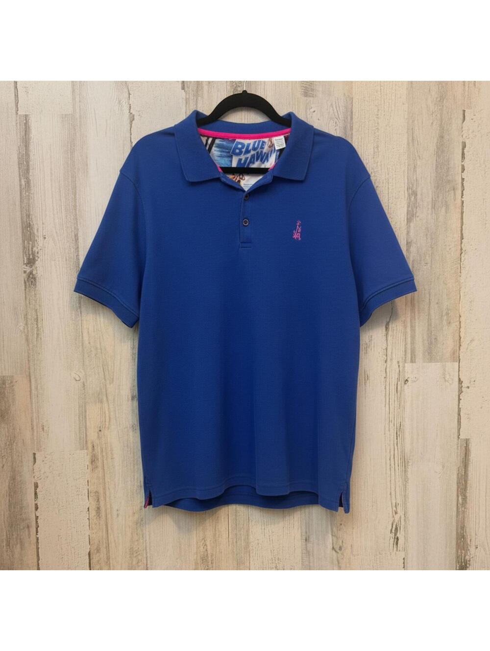 Blue Hawaii Elvis Presley Men’s Polo Shirt XL